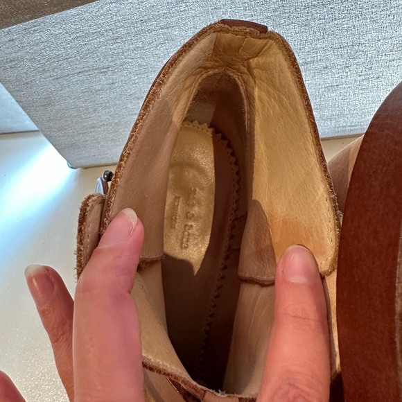 RAG & BONE HARROW BOOTIES IN BEIGE SUEDE • size 37 • as seen on celebs! - Picture 8 of 9